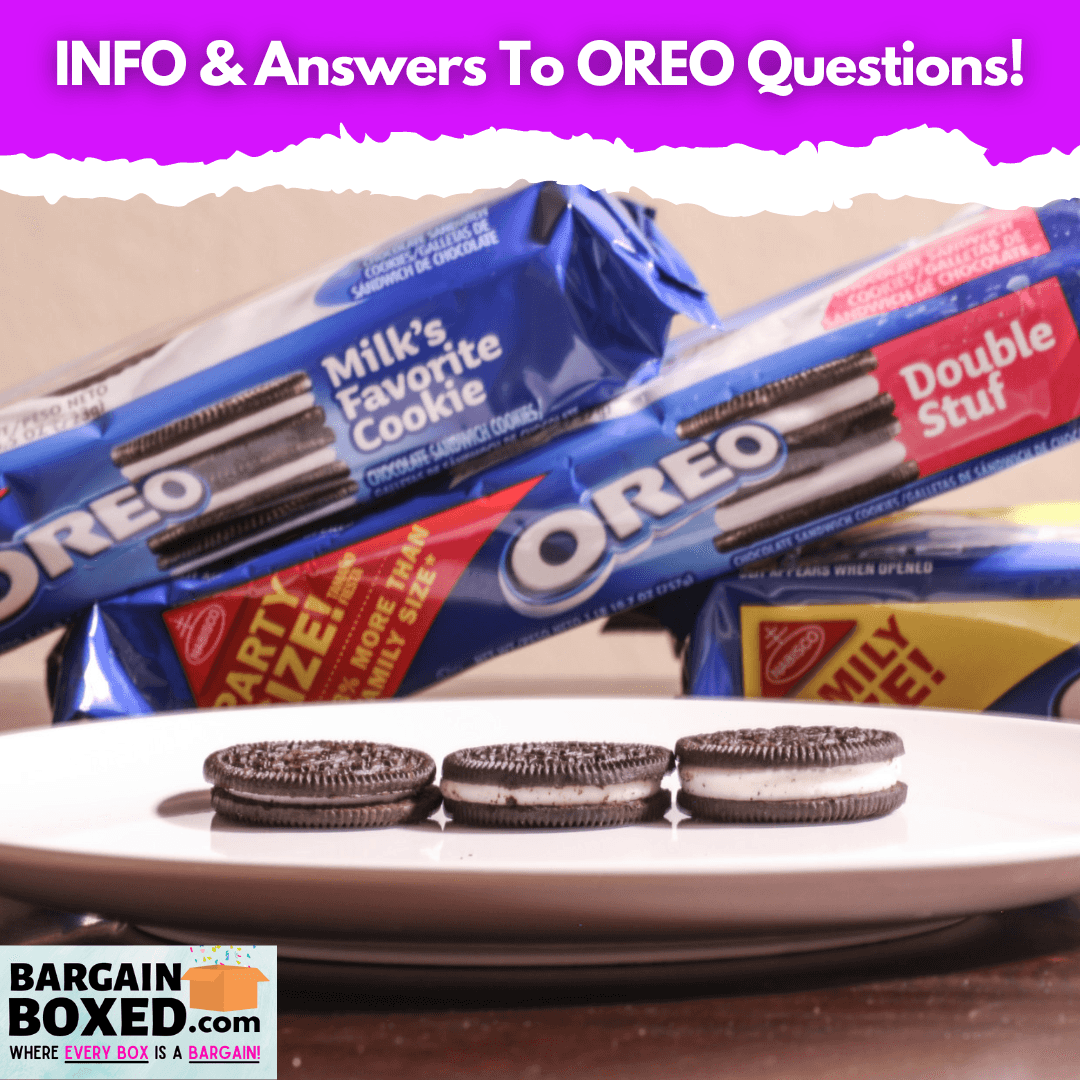 Oreo INFO & FAQ's | Do Oreos Expire? Answers To OREO Cookie Questions - BargainBoxed.com