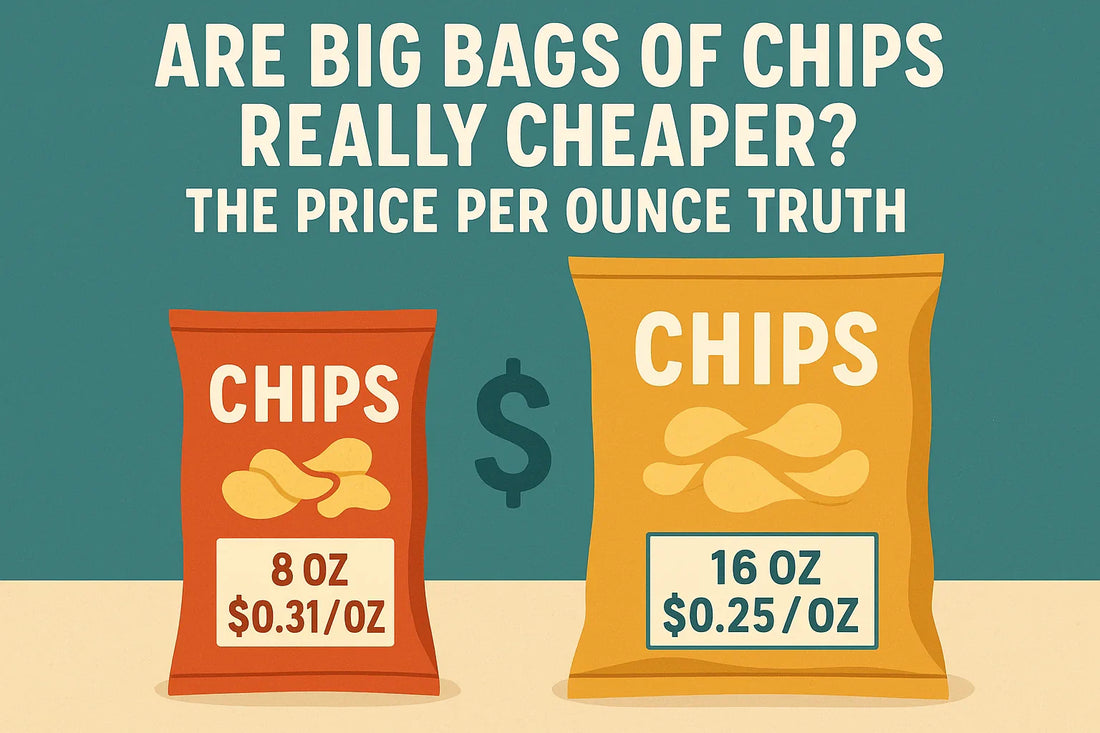 Are Big Bags of Chips Really Cheaper? The Price Per Ounce Truth