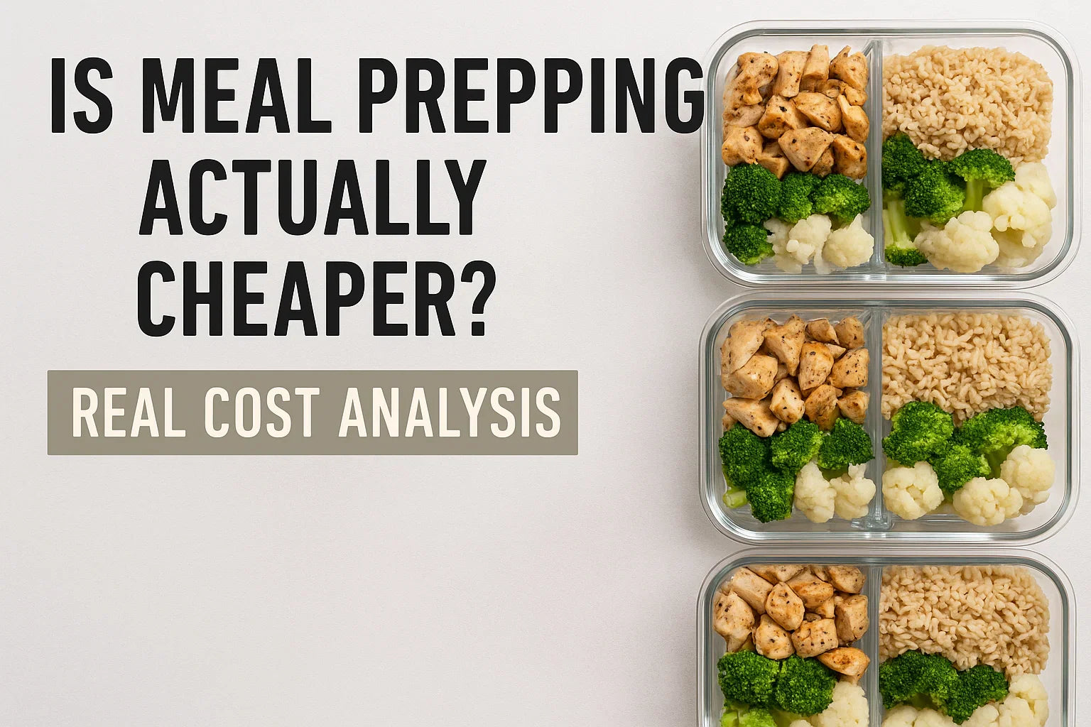 Is Meal Prepping Actually Cheaper? Real Cost Analysis – BargainBoxed.com
