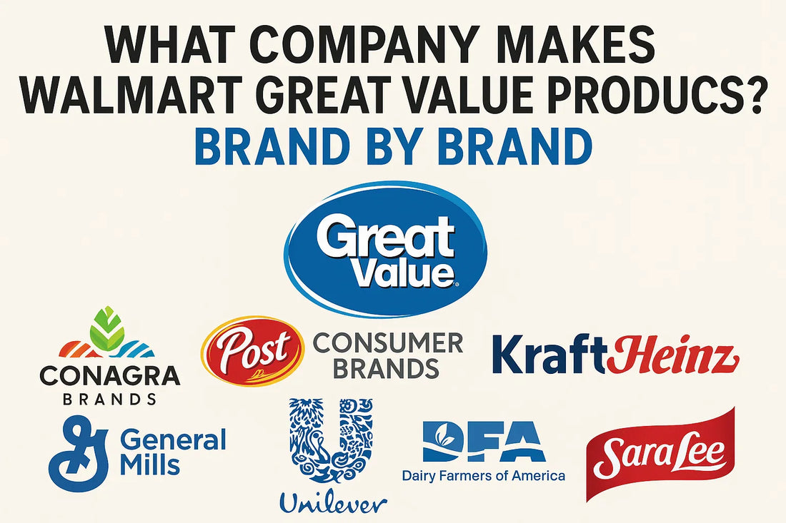 What Company Makes Walmart Great Value Products? Brand by Brand