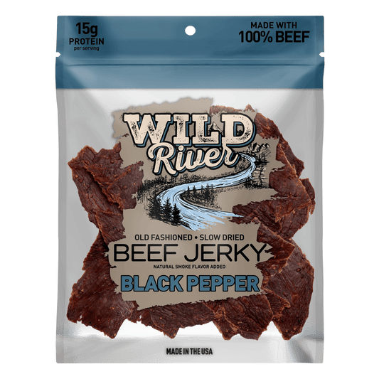 Wild River Black Pepper Old Fashioned Beef Jerky, 3.5 oz
