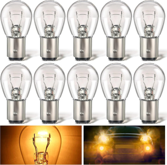 1157 Bulb, 10 Pack, Incandescent Brake Light Bulbs, Turn Signal Bulb Replacement