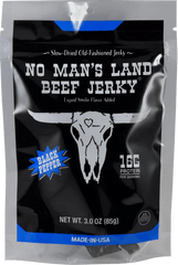 No Man's Land Black Pepper Beef Jerky, 3 oz