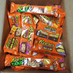 Bulk Reese's Variety Mix Bargain Box - 50 Items - BargainBoxed.com