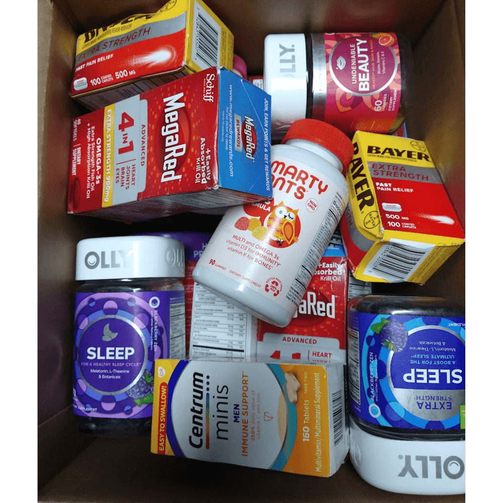 Health & Beauty Variety Mix Bargain Box ~ 25 Items - BargainBoxed.com