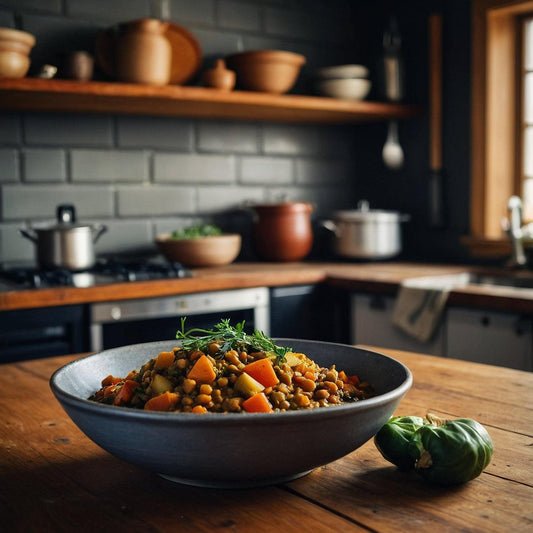 Moroccan Spiced Lentil and Vegetable Stew Recipe - BargainBoxed.com