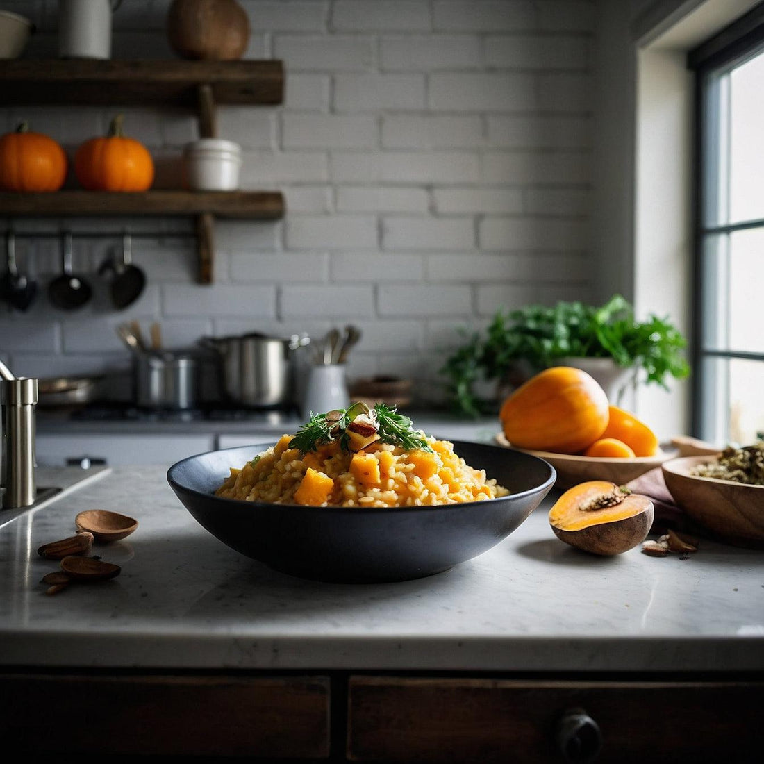 Vegan Roasted Butternut Squash Risotto Recipe