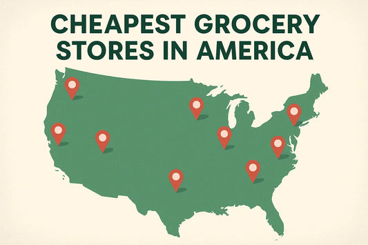 United States map of cheapest grocery stores