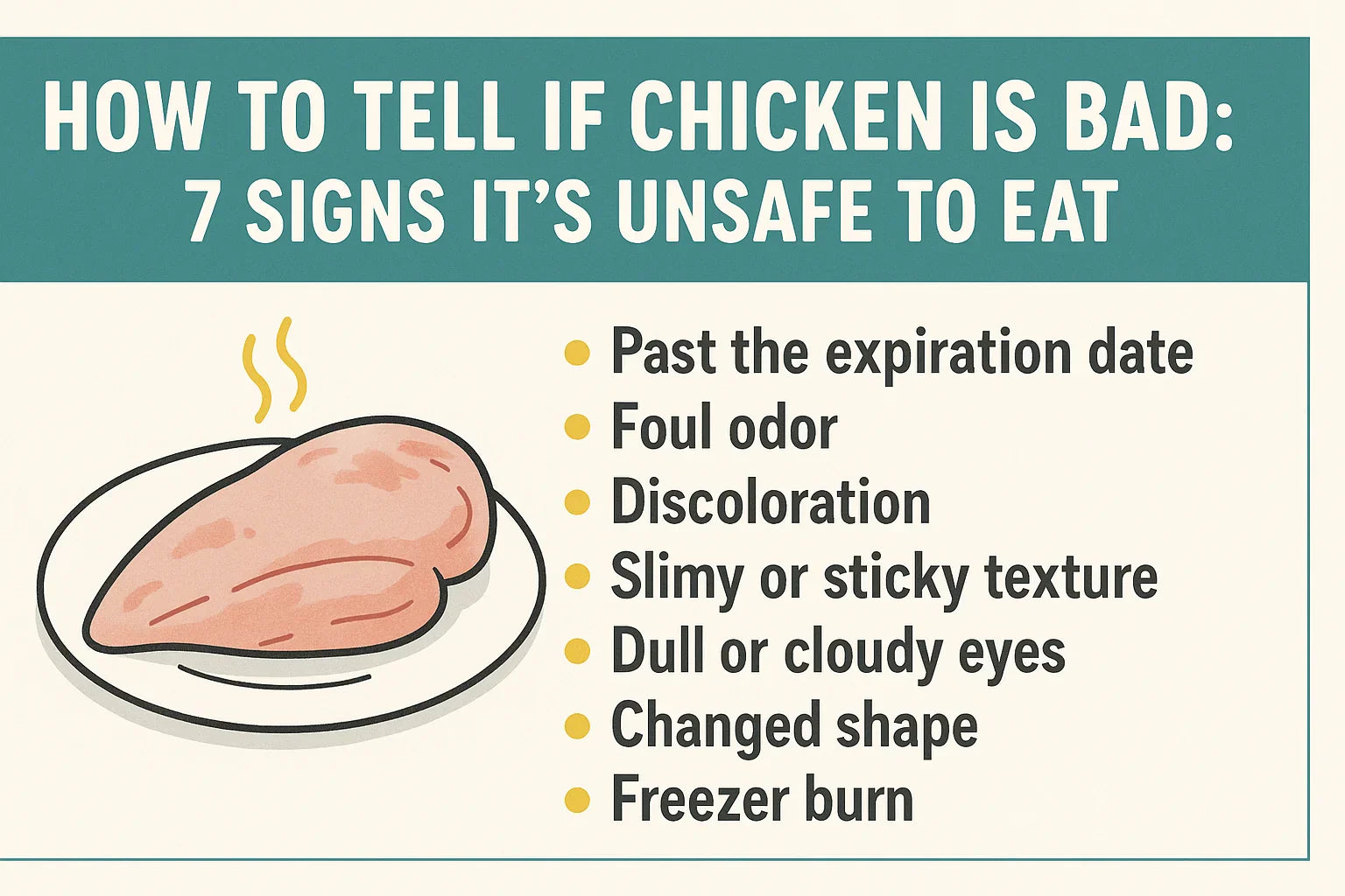 Eating Rotten Chicken How to Tell if Chicken Is Bad: 7 Signs It's Unsafe to Eat ...
