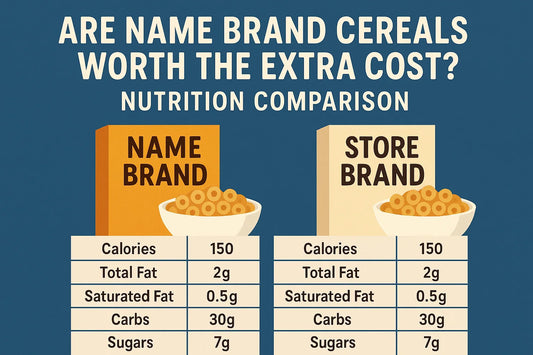 Are Name Brand Cereals Worth the Extra Cost? Nutrition Comparison