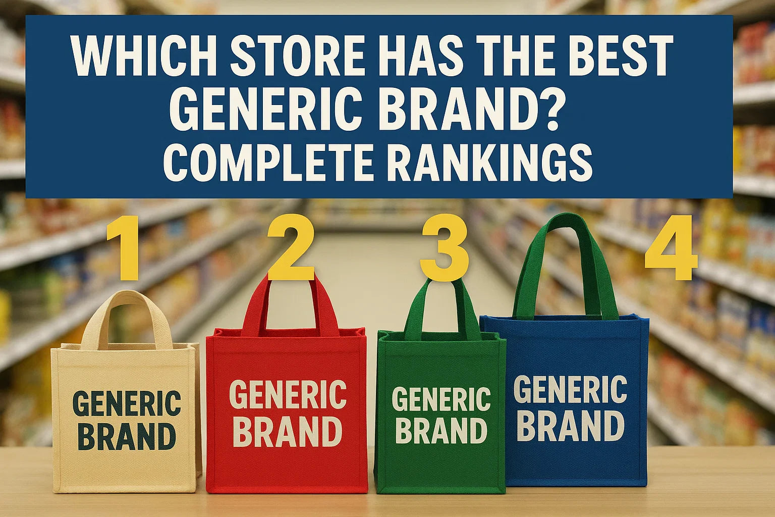 Which Store Has the Best Generic Brand? Complete Rankings ...