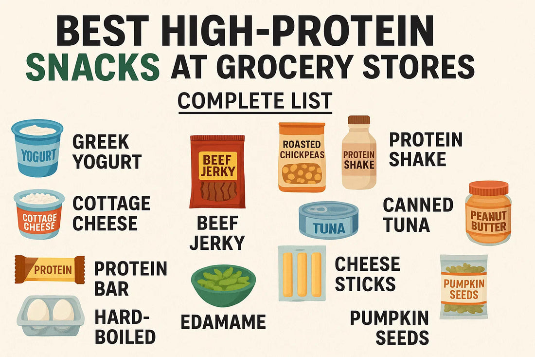 Best High Protein Snacks at Grocery Stores: Complete List