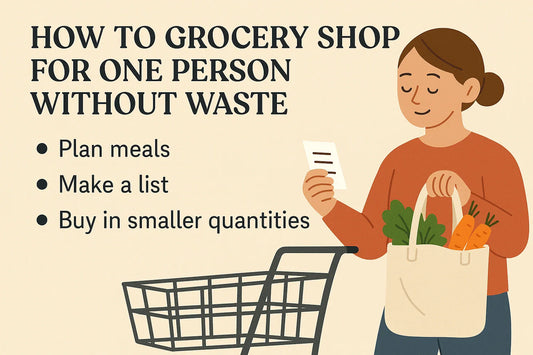How to Grocery Shop for One Person Without Waste