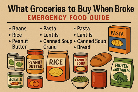 What Groceries to Buy When Broke: Emergency Food Guide