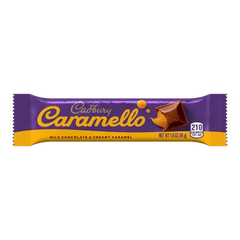 Cadbury Caramello Milk Chocolate and Creamy Caramel Candy, Bar Caramel, 1.6 oz