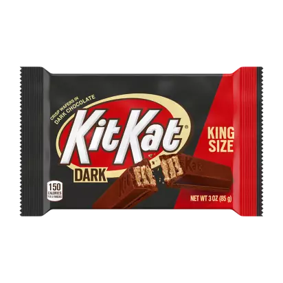 Kit Kat Dark Chocolate King Size Candy Bar, 3 oz