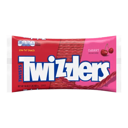 Twizzlers Cherry Flavored Licorice Style Candy, Bag 16 oz