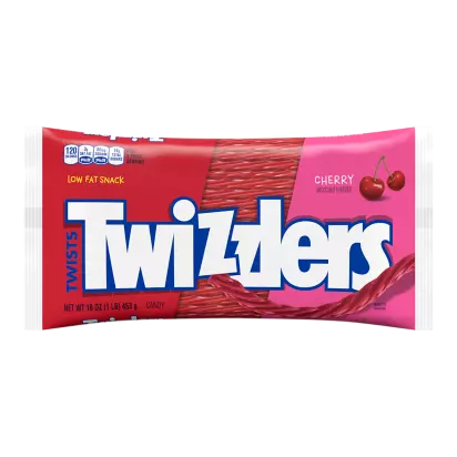 Twizzlers Cherry Flavored Licorice Style Candy, Bag 16 oz