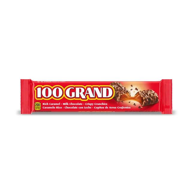 100 Grand, Crispy Milk Chocolate with Caramel, Full Size Candy Bar, 1.5 oz - BargainBoxed.com