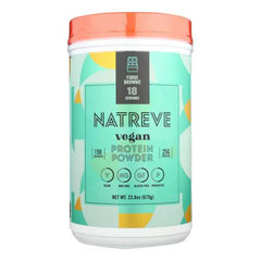 Natreve Vegan Protein Powder Fudge Brownie 23.8 oz