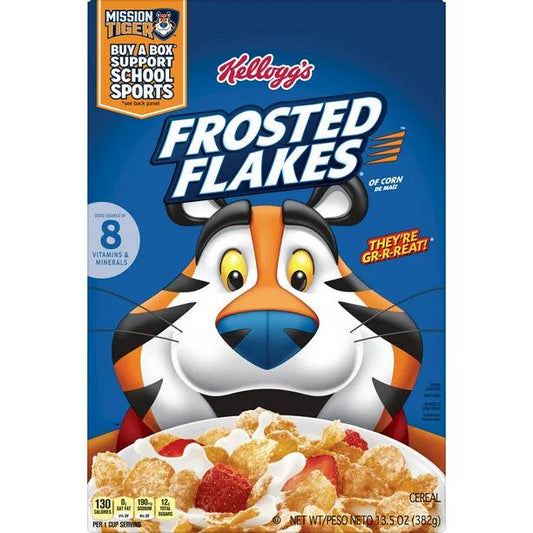 Kellogg's Frosted Flakes Original Cold Breakfast Cereal, 13.5 oz