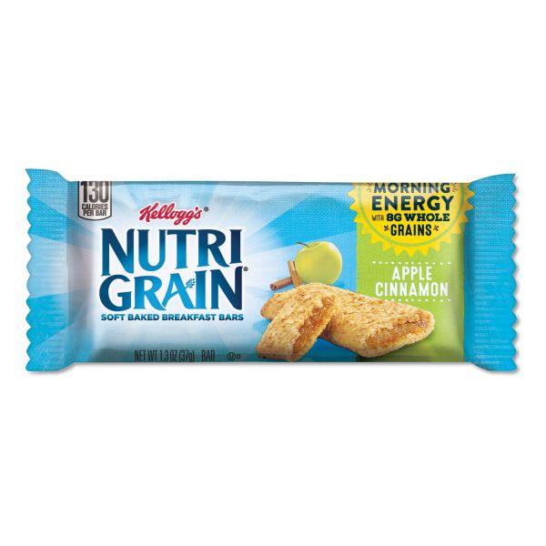 Kellogg's Nutri-Grain Apple Cinnamon Chewy Soft Baked Breakfast Bar, 1.3 oz