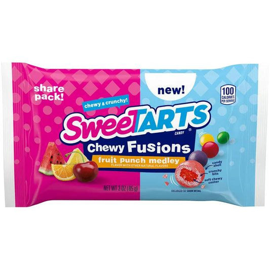 Sweet Tarts Chewy Fusions Fruit Punch Medley 3 oz