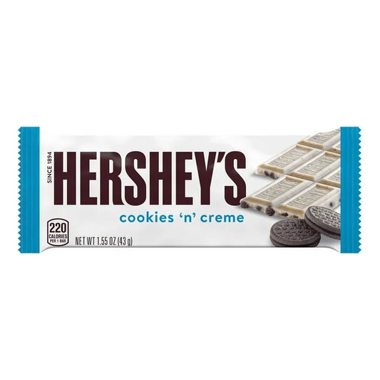 Hershey's Cookies 'n' Creme Candy, Bar 1.5 oz