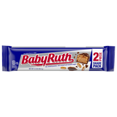 BABYRUTH Share Pack 3.3 oz, 2 Piece Baby Ruth Bar