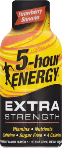 5-Hour Energy Extra Strength Sugar Free Strawberry & Banana Energy Shot 1.93 oz.
