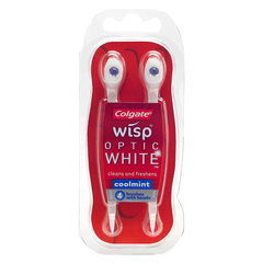Colgate Wisp Optic White Cool Mint, Instant Toothbrush, 4 Pack