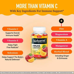 Airborne Immune Essentials Vitamin C Immune Support Gummies, Assorted Fruit Flavor, 132 Count - BargainBoxed.com