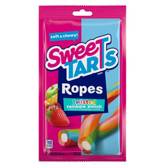 Sweetarts Twisted Rainbow Punch Ropes, 5 oz