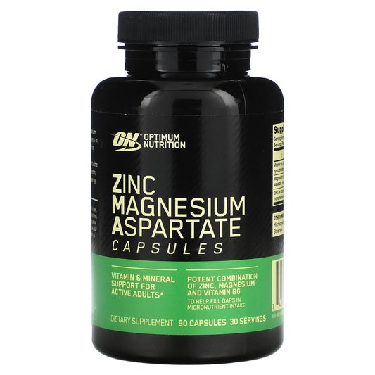 Optimum Nutrition  Zinc Magnesium Aspartate Vitamins, 90 Capsules