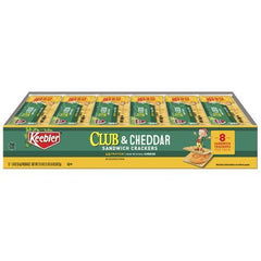 Keebler Club and Cheddar Sandwich Crackers, 21.6 oz, 12 Count