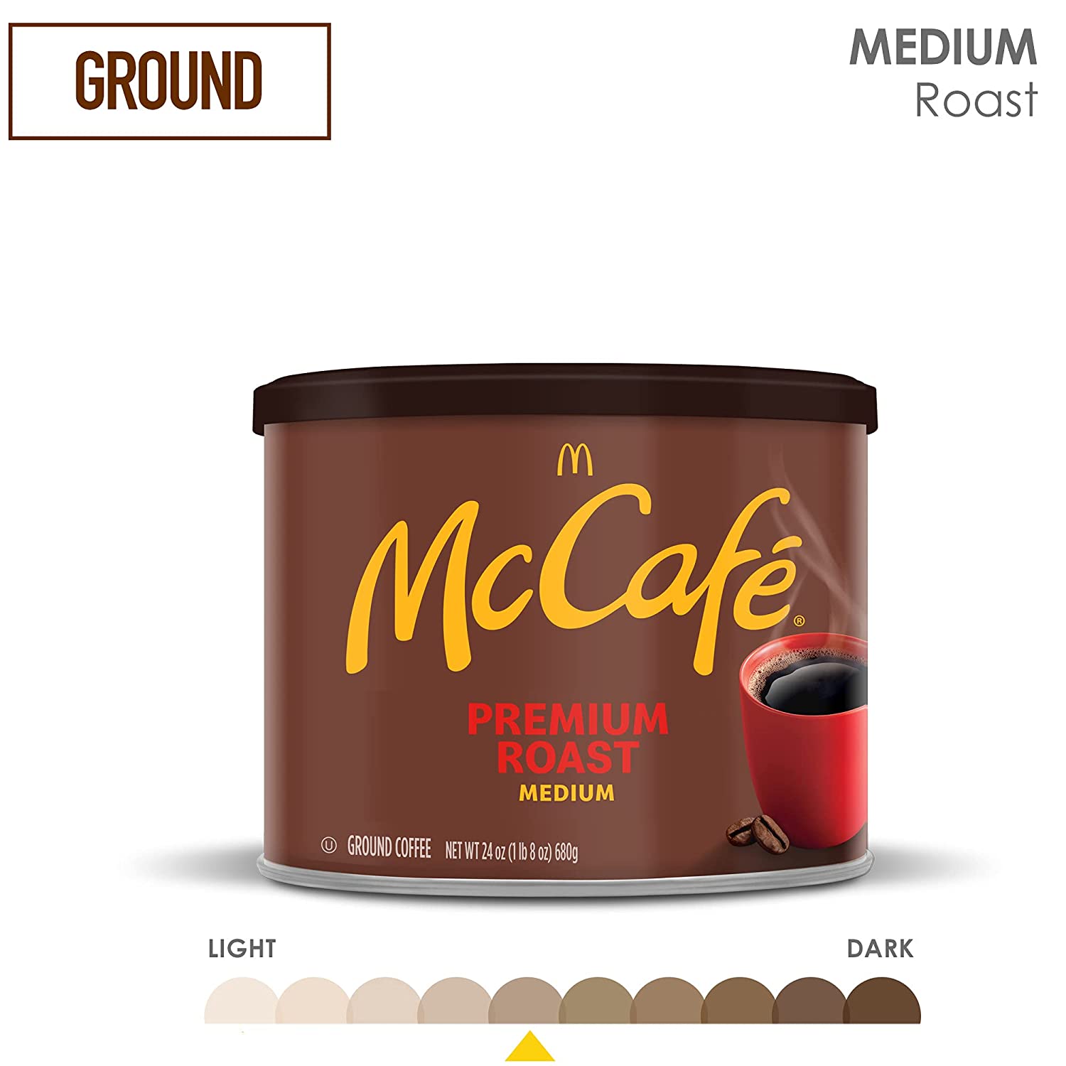 McCafé Premium Medium Roast Ground Coffee 24 oz Can