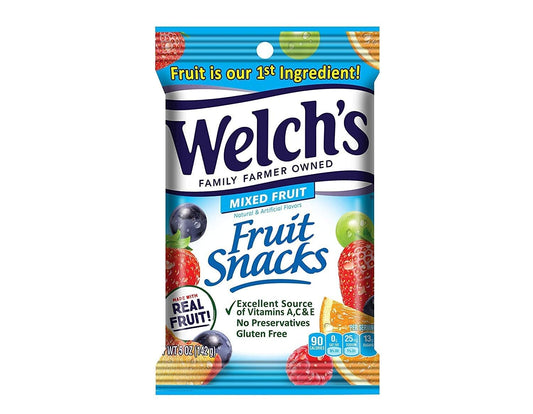 Welch's Fruit Snacks, Mixed Fruit, Gluten Free, 5 oz Bag