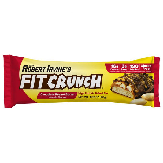 Fit Crunch Chocolate Peanut Butter Protein Bar 3.1 oz