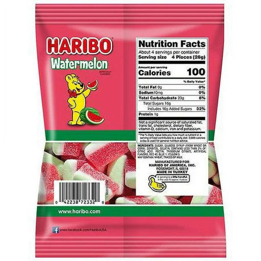 Haribo Watermelon Gummy Candy, 4.1 oz