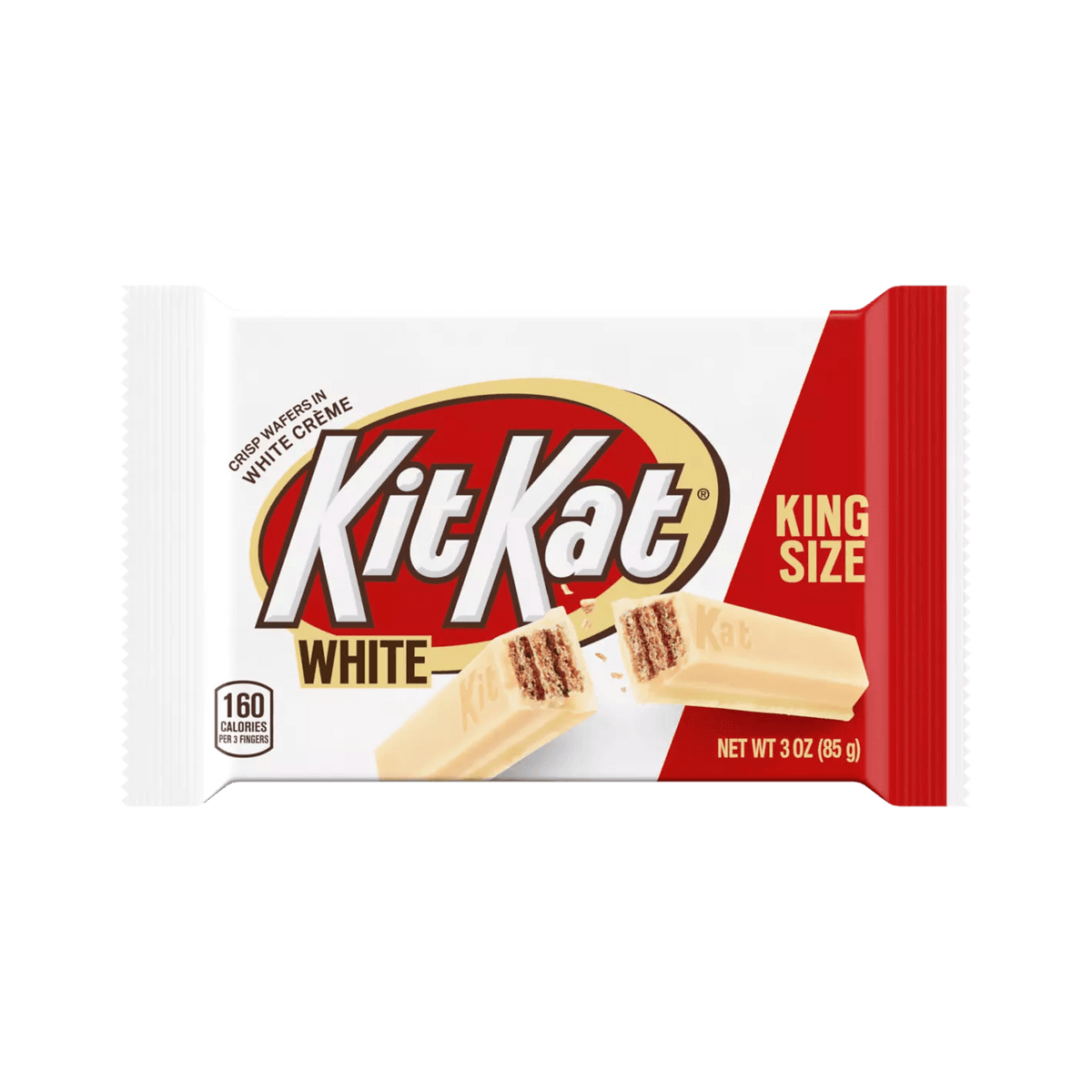 Kit Kat King Size Crisp Wafers in White Creme, 3oz - BargainBoxed.com