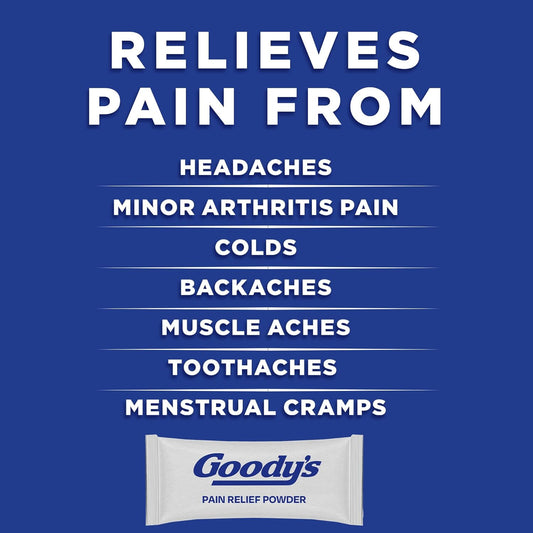 Goody's Pain Relief Powders, Extra Strength Headache Powder, 60 Count