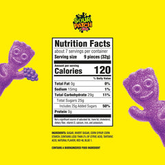 Sour Patch Kids Grape Soft & Chewy Candy, 8.02 oz