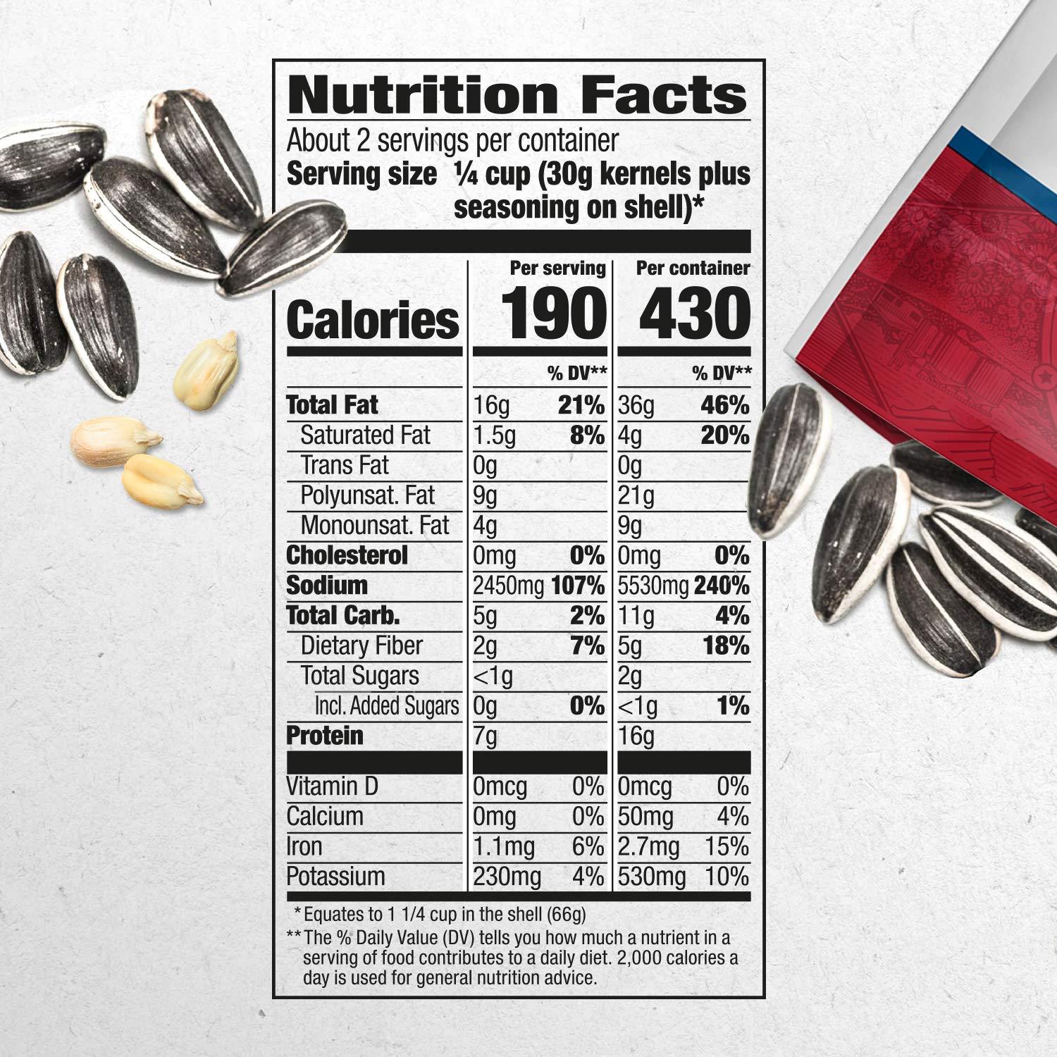 David Seeds Roasted and Salted Cracked Pepper Jumbo Sunflower Seeds, 5.25 oz - BargainBoxed.com