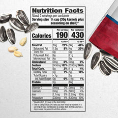 David Seeds Roasted and Salted Cracked Pepper Jumbo Sunflower Seeds, 5.25 oz - BargainBoxed.com