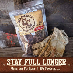 Cattleman's Cut Original Beef Jerky, Hardwood Smoked, 10 Ounce