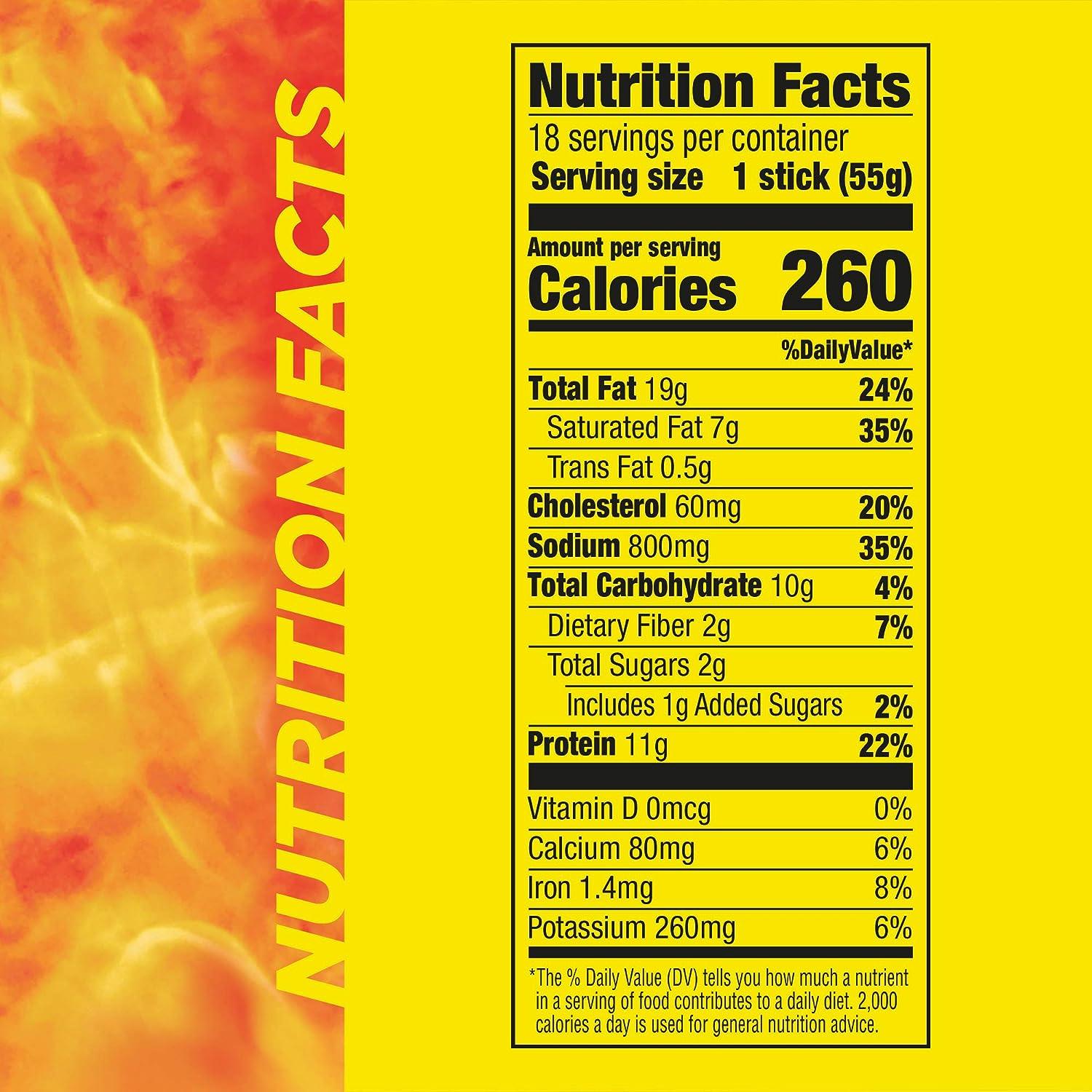 Slim Jim Monster Smoked Meat Snack Stick, Hot AF Flavor, 1.94-oz. Stick 18-Count - BargainBoxed.com
