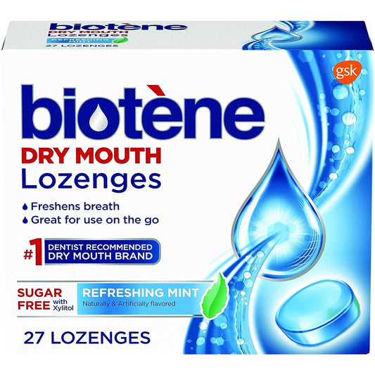 Biotene, Dry Mouth Lozenges, Refreshing Mint, 27 Count (Pack of 1) - BargainBoxed.com