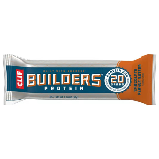 CLIF Builder's 20g Protein Bar, Chocolate Peanut Butter - 2.4 oz