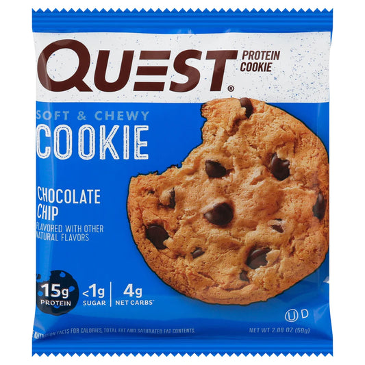 Quest Chocolate Chip Flavored Protein Cookie, 2.08 oz