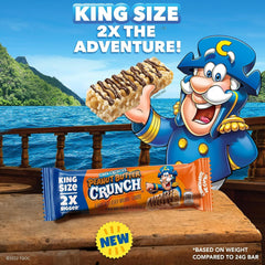 Quaker Cap'n Crunch King Size Treat Bars, Peanut Butter Flavor, 12 Count